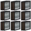 9 Packs: 3 Ct. (27 Total) Black Fundamentals 8" X 10" Display Case By Studio Décor®