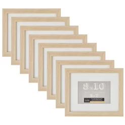 8 Pack: Blonde Frame With Mat, Belmont By Studio Décor® -Home Sale Store MP505453 40 scaled