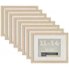 8 Pack: Blonde Frame With Mat, Belmont By Studio Décor®