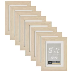 8 Pack: Blonde Frame With Mat, Belmont By Studio Décor® -Home Sale Store MP505944 40 scaled