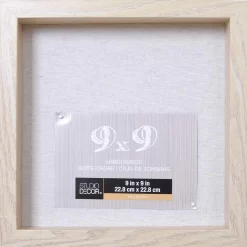 8 Pack: Blonde 9" X 9" Belmont Shadow Box By Studio Décor® 10 8 Pack: Blonde 9" X 9" Belmont Shadow Box By Studio Décor® -Home Sale Store MP505945 1
