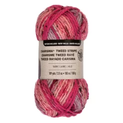 15 Pack: Charisma™ Tweed Stripe Yarn By Loops & Threads® -Home Sale Store MP519019 1