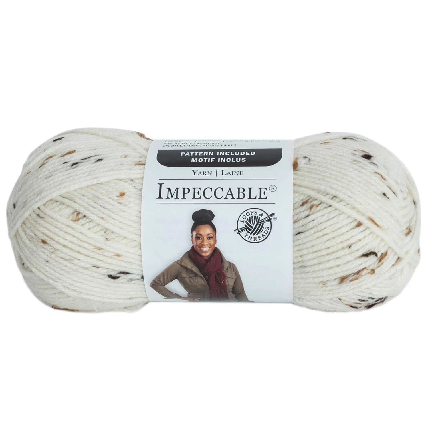 18 Pack: Impeccable™ Tweed Yarn By Loops & Threads® 1 18 Pack: Impeccable™ Tweed Yarn By Loops & Threads®