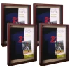 4 Pack: Walnut Shadow Box By Studio Décor®