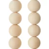 12 Pack: Raw Pine Wood Round Beads, 25mm By Bead Landing™