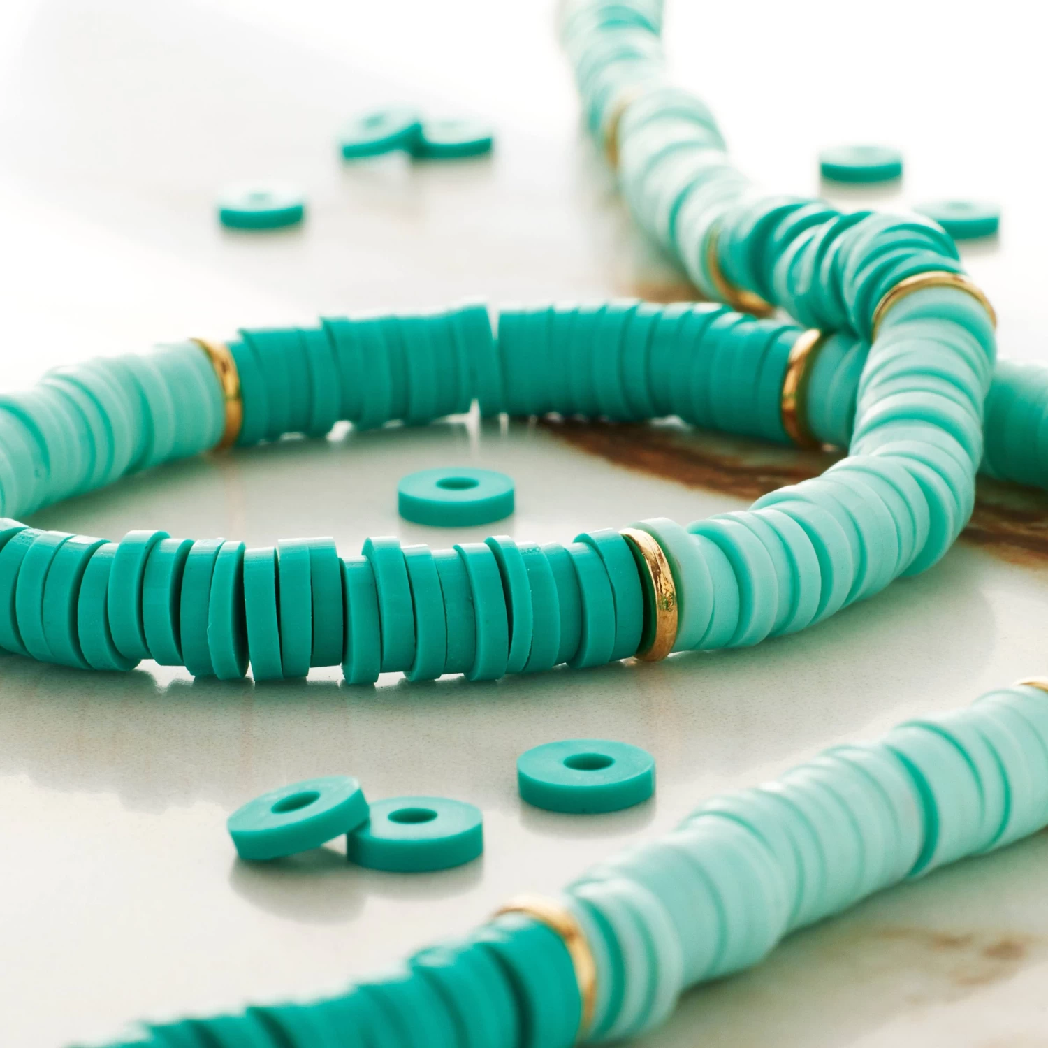 12 Pack: Polymer Clay Heishi Beads, 6mm By Bead Landing™ 5 12 Pack: Polymer Clay Heishi Beads, 6mm By Bead Landing™ - Image 5