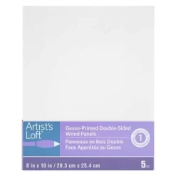6 Packs: 3 Ct. (18 Total) Level 1 11" X 14" Gesso-Primed Double-Sided MDF Panels By Artist's Loft™